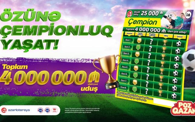 Azərlotereya Böyük Uduşlarla Yeni Çempion Axtarışında: Şanslı Kim Olacaq?