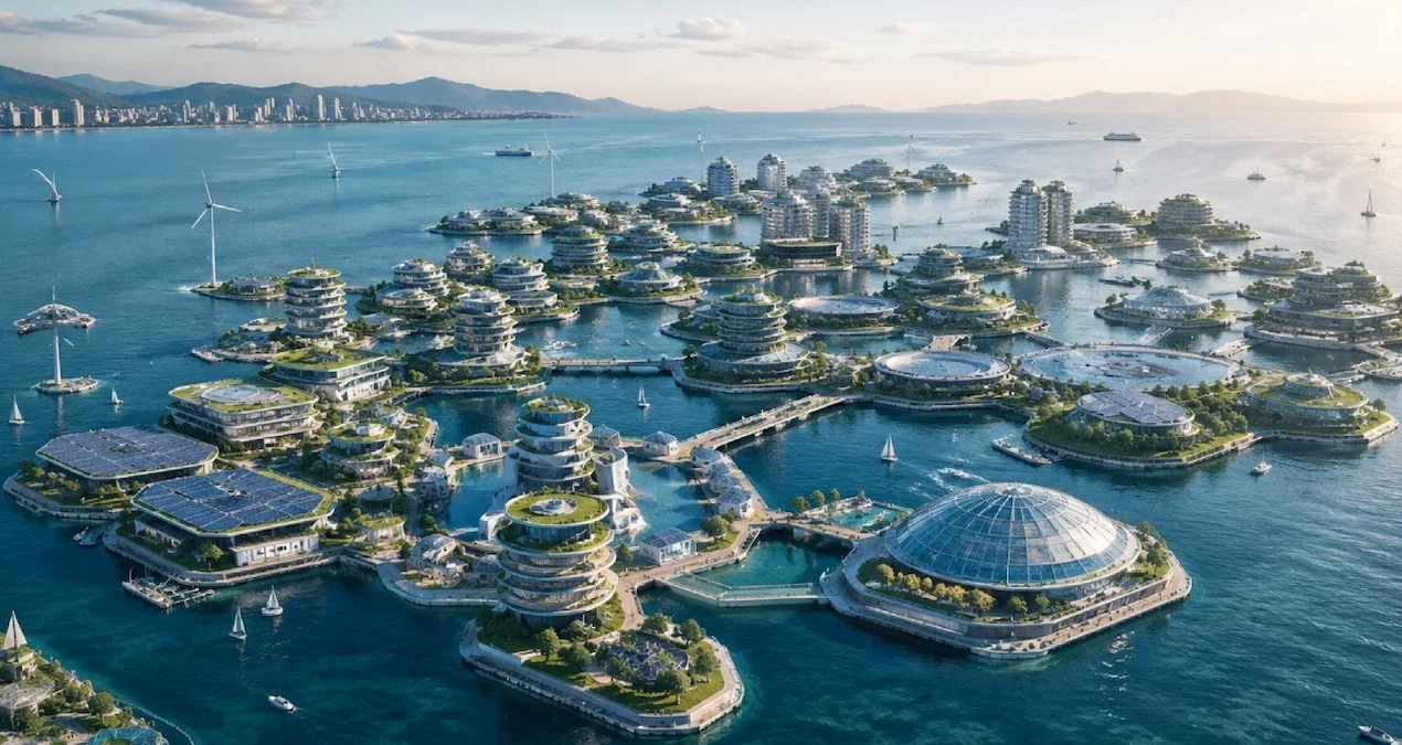 Cənubi Koreya dənizdə üzən şəhər salır: İqlim dəyişikliyinə qarşı innovativ cavab