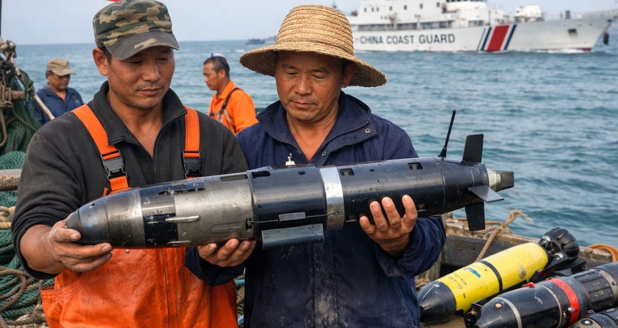 Çin dənizində casusluq həyəcanı: Gizli cihazları tapan balıqçılar mükafatlandırıldı