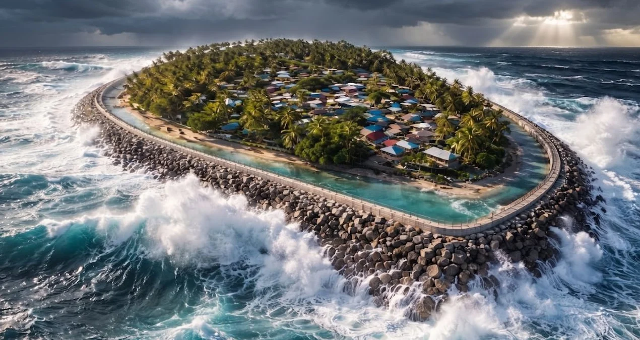 Dəniz Səviyyəsi Yüksəlir: Pasifik Adaları Nəhəng Divarla Qorunacaq