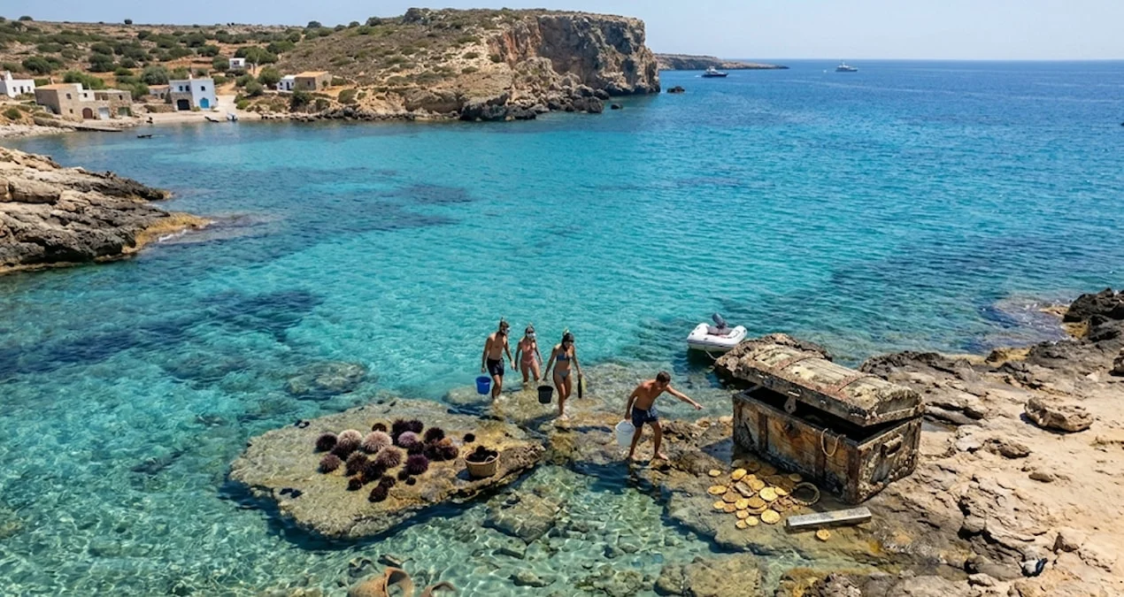 Korsika sahillərində dəniz kirpisi axtararkən minlərlə illik Roma qızıl xəzinəsi aşkarlandı