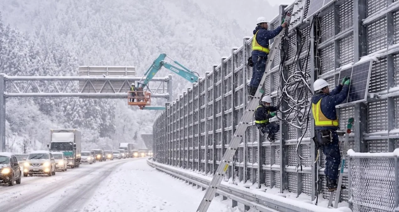 Yaponiyanın Qar Bariyerləri: Yolların Bağlanmasına Son Qoyulur