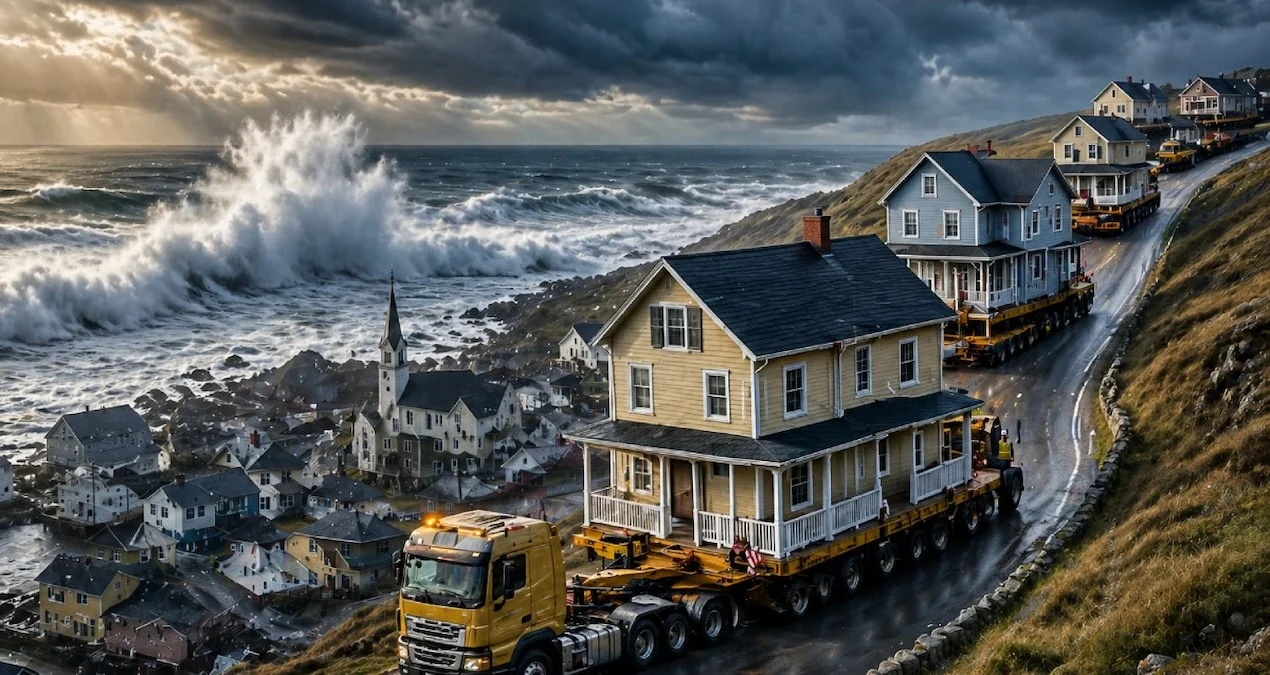 Dəniz səviyyəsinin qalxması səbəbindən şəhər köçürülür: Miquelon qəsəbəsində misilsiz addım