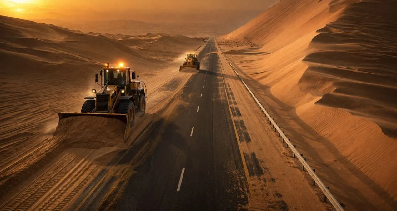 BƏƏ-nin Liwa Yolu: Səhranın Qumları ilə Gündəlik Amansız Mübarizə