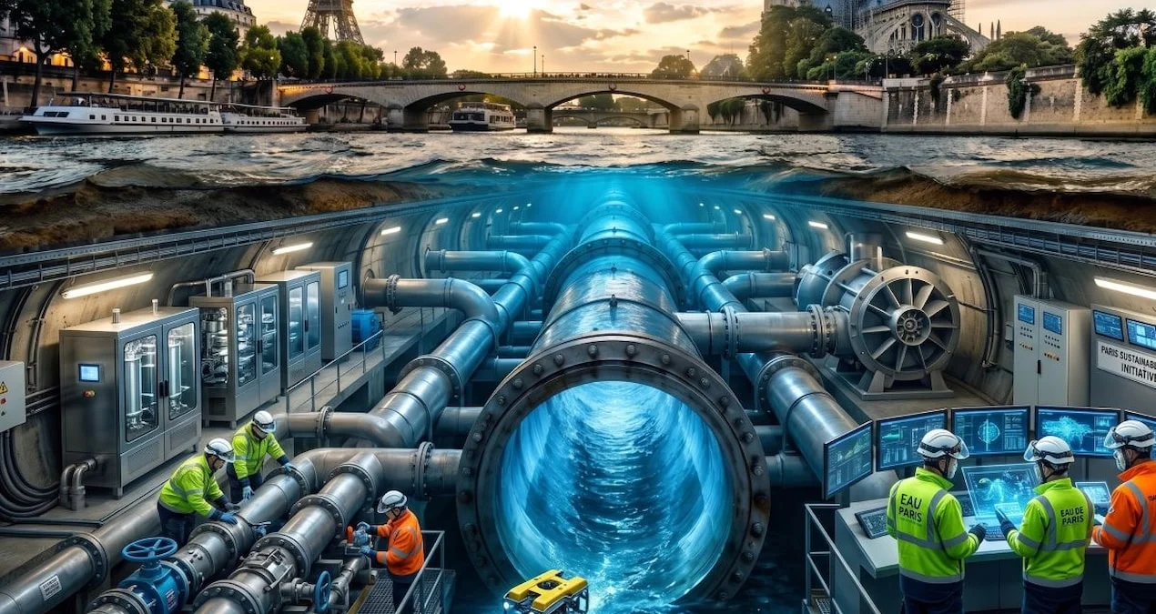 Şəhərləri sərinlətmək üçün inqilabi metod: Çay suyu nəhəng kondisionerə çevrildi