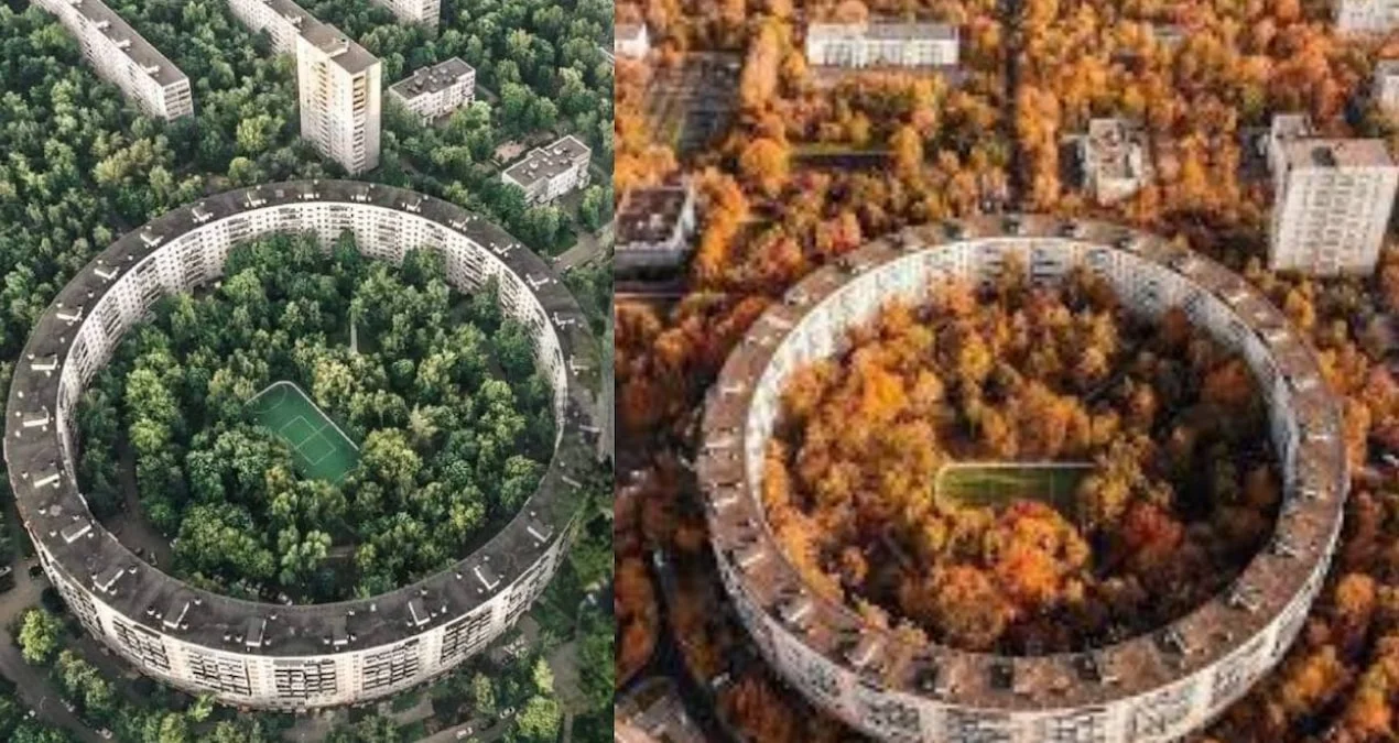 Moskvanın İkonik Dairəvi Binaları: Bir Şəhəri Çevrələyən Sovet Mirası