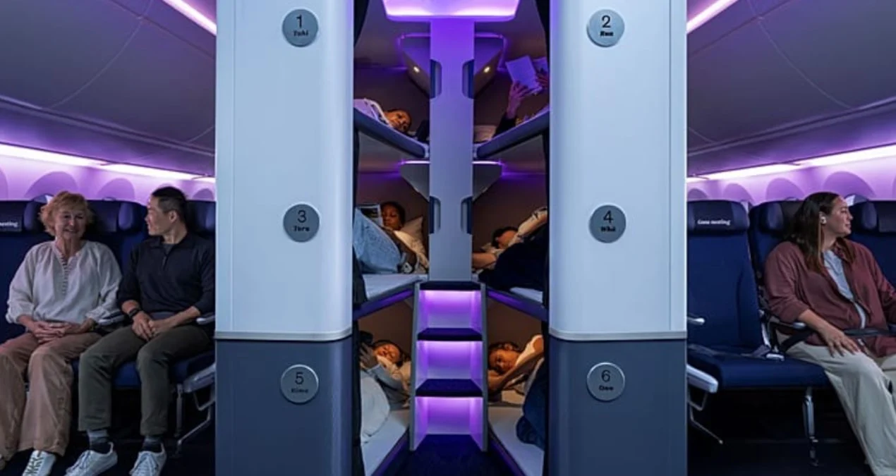 Uzun Uçuşlarda Yuxu İnqilabı: Air New Zealand Təyyarələrdə Yataq Xidmətini Başlayır